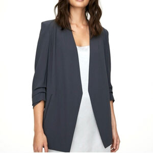 Babaton Power Hip Blazer Size 00 Dark Grey